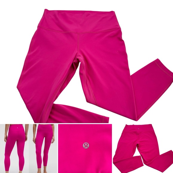 lululemon athletica Pants - Lululemon Alig High-Rise Leggings 25" Ripened Raspberry Sz. 12